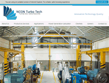 Tablet Screenshot of nconturbines.com